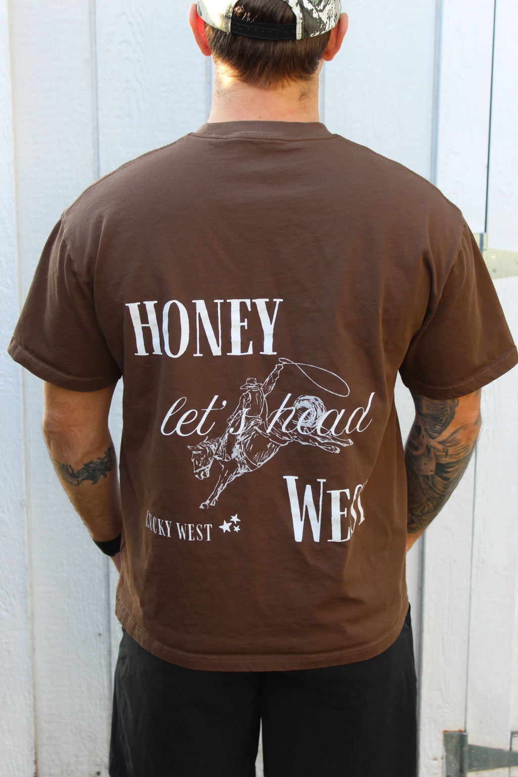 Honey Let’s Head West Tee